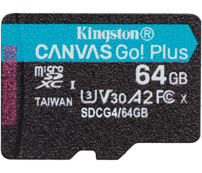 Kingston microSD 64GB Canvas Go Plus 170/70MB/s SDCG3/64GBSP