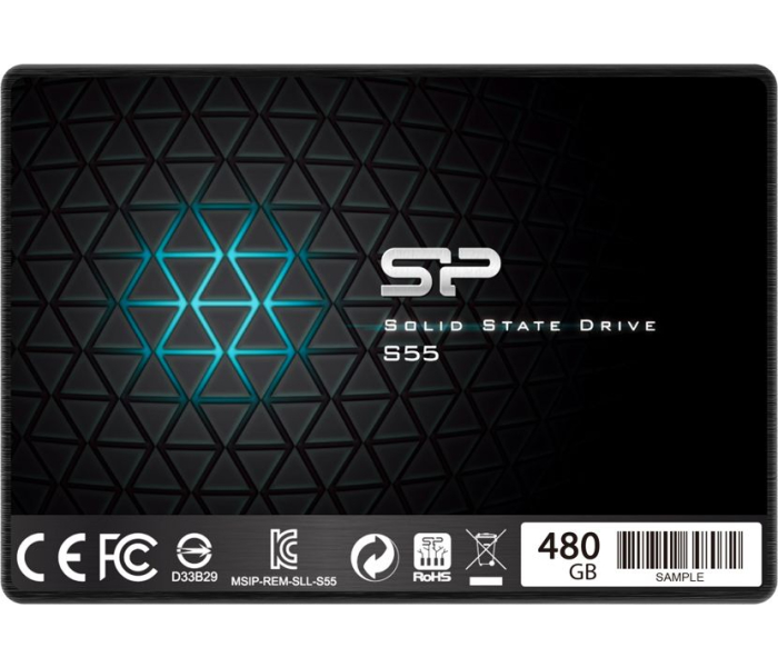 Silicon Power Dysk SSD Slim S55 480GB 2,5" SATA3 SP480GBSS3S55S25