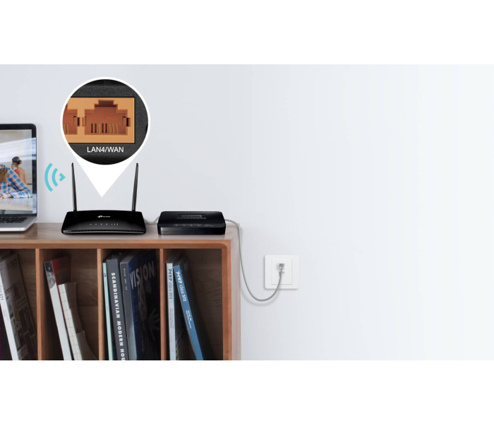 TP-Link TL-MR6400 Router LTE 4G WiFi N300 300 Mb/s 4x LAN SIM