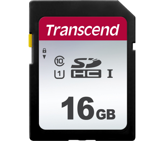 Transcend SDHC 300S 16GB UHS-I Class 10 Karta Pamięci do Aparatu i Kamery TS16GSDC300S