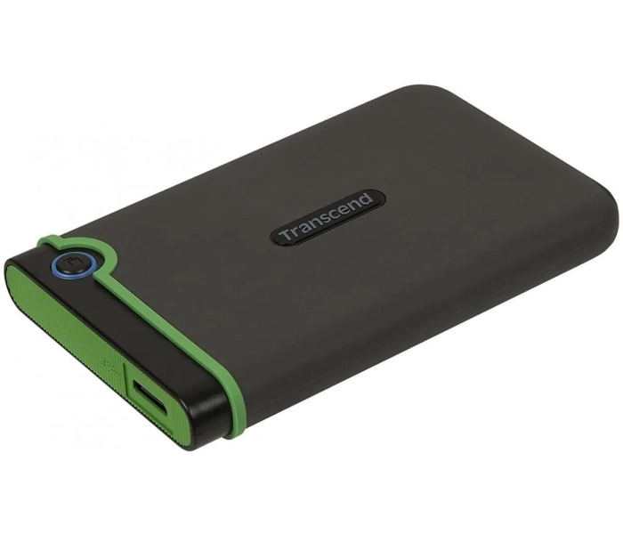 Transcend StoreJet 25M3S 2TB Dysk Zewnętrzny HDD USB 3.1 Gen1 Szary TS2TSJ25M3S Odporny
