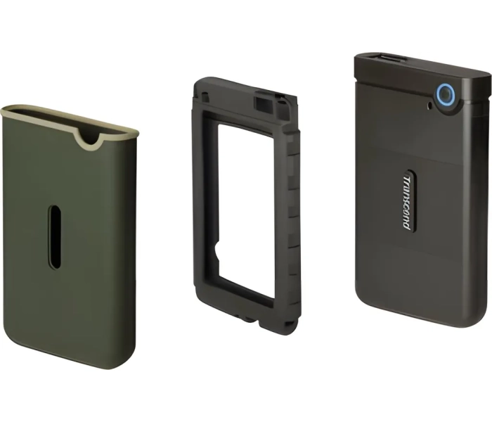 Transcend StoreJet 25M3S 2TB Dysk Zewnętrzny HDD USB 3.1 Gen1 Szary TS2TSJ25M3S Odporny