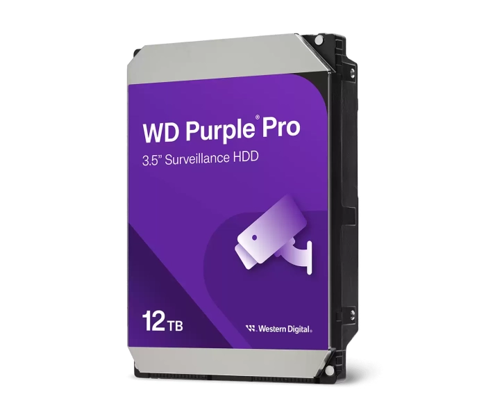 Dysk HDD WD Purple Pro 12TB 3,5" SATA III 7200obr 512MB CMR WD122PURP