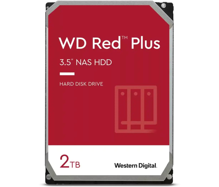 Dysk HDD Western Digital Red Plus 2TB 3,5" SATA III CMR 5400RPM WD20EFPX