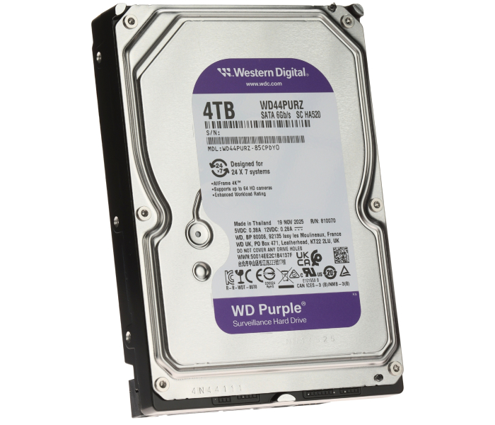 Western Digital Purple 4TB 3,5