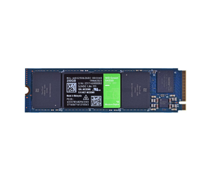 Dysk SSD WD Green SN350 250GB M.2 2280 NVMe WDS250G2G0C Nowy Szybki Dysk