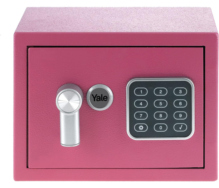 Yale Sejf Value Mini YSV/170/DB2/P 3,8 l elektroniczny różowy