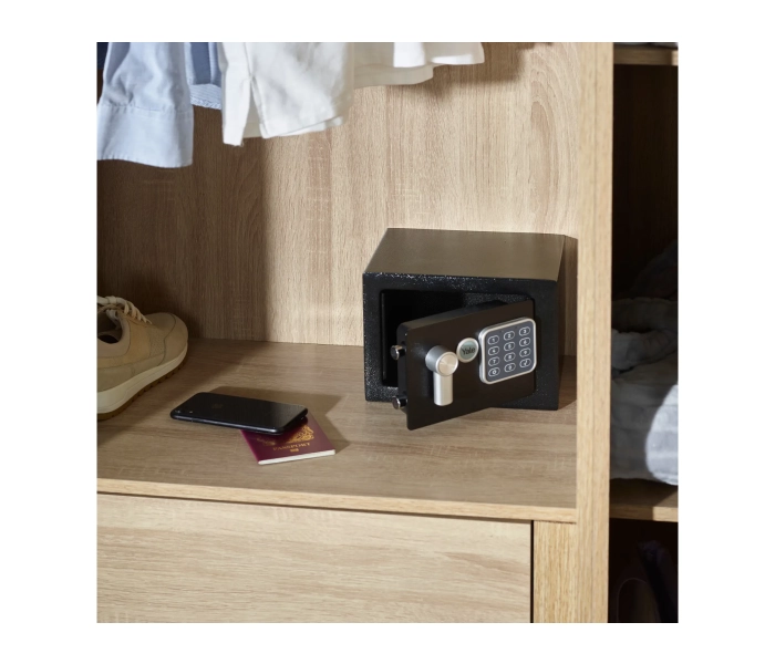 Yale Value Mini YSV/170/DB2 Sejf Elektroniczny Czarny 3,8L 2 Klucze
