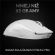 Mysz bezprzewodowa Logitech G Pro X Superlight Biała gamingowa lekka