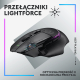 Logitech G502 X Plus Mysz Bezprzewodowa Gamingowa RGB Lightspeed 25K Czarna