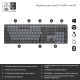 Klawiatura Mechaniczna Logitech MX Mechanical Tactile Cicha Bluetooth