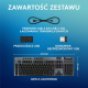Logitech G915 X LIGHTSPEED GL Clicky 920-012709 – bezprzewodowa klawiatura gamingowa RGB, GL Clicky, LIGHTSPEED, Bluetooth, QWERTY