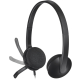 Słuchawki z mikrofonem Logitech H340 USB nauszne do komputera czarne