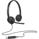 Słuchawki z mikrofonem Logitech H340 USB nauszne do komputera czarne