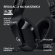 Logitech G733 LIGHTSPEED Black Bezprzewodowe Słuchawki Gamingowe RGB USB 98