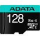 ADATA Premier Pro microSDXC 128GB UHS-I U3 V30 A2 Class 10 100MB/s AUSDX128GUI3V30SA2-RA1