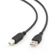 Gembird Kabel USB 2.0 typ A-B 1.8m Czarny CCP-USB2-AMBM-6 Drukarkowy
