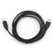 Gembird Kabel USB 2.0 typ A-B 1.8m Czarny CCP-USB2-AMBM-6 Drukarkowy