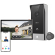Ezviz HP5 CS-HP5-R100-1W2TFC Wideozwonek 3w1 7" 1080p WiFi 2-Wired RFID