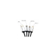 Kabel 3w1 Canon Podświetlane Logo LED USB-C Lightning Micro USB 2A Czarny