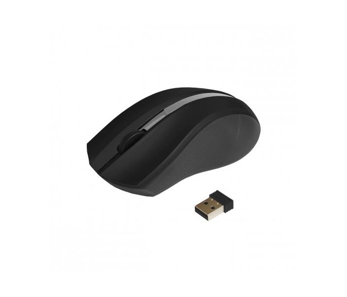 Mysz bezprzewodowo-optyczna USB AM-97A czarna-2554655