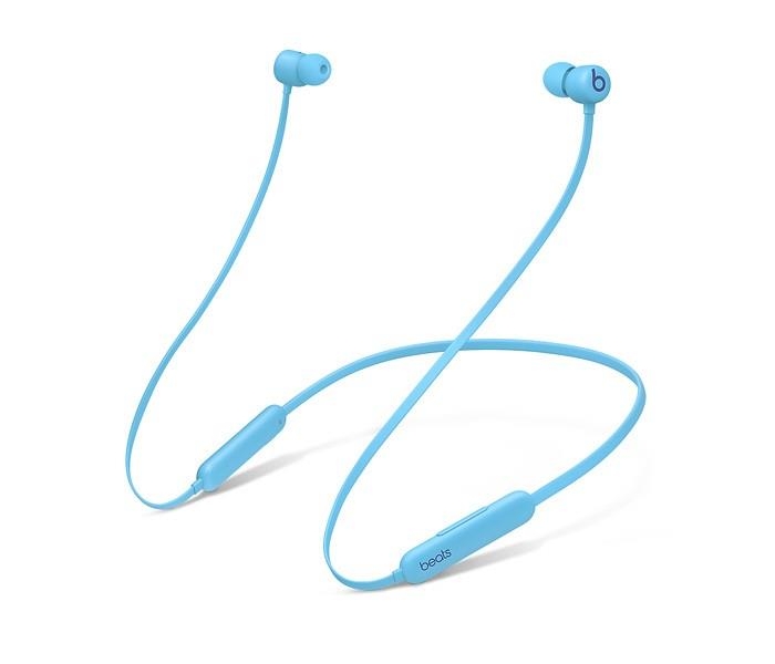 Beats Flex - bezprzewodowe słuchawki douszne zapewniające komfort użytkowania przez cały dzień - Płomienny niebieski-277