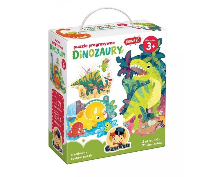 Puzzle progresywne - Dinozaury-2881482