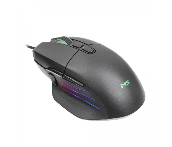 Mysz gamingowa przewodowa Nemesis C500 8000 DPI RGB LED czarna-3322405