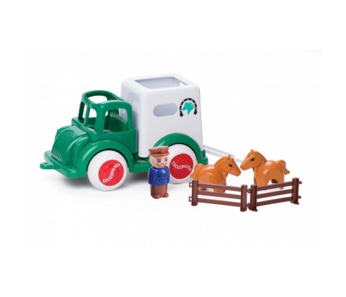 Pojazd do transportu koni z figurkami Jumbo Viking Toys -3340003