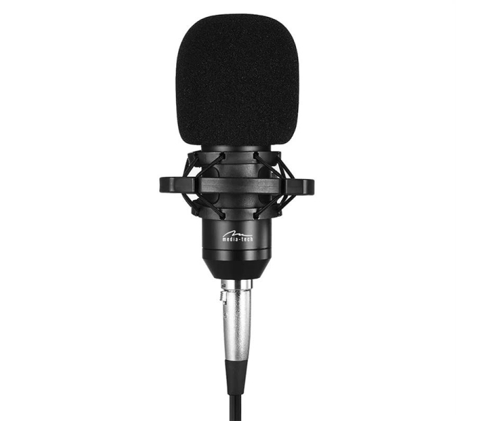 Mikrofon studyjny z zestawem akcesoriów pojemnościowy MT397K czarny-3386733