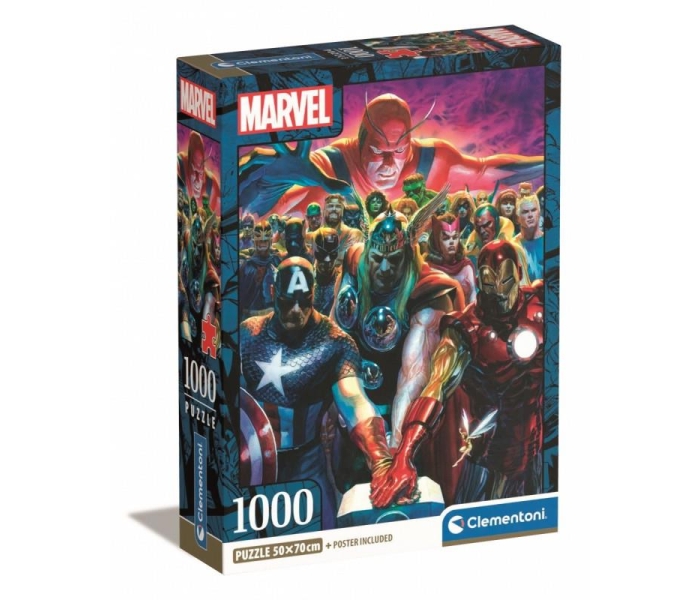 Puzzle 1000 elementów Compact Marvel The Avengers-3465426