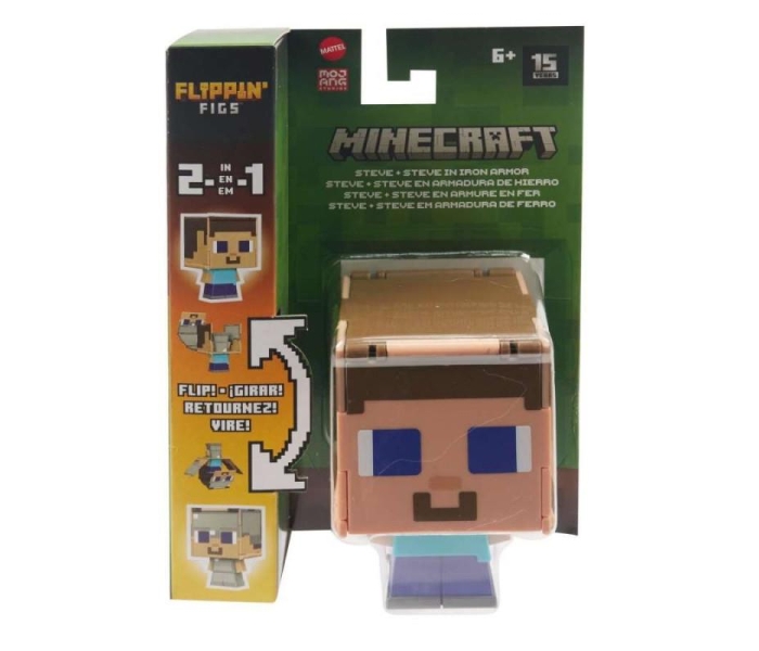 Figurka Minecraft z transformacją 2w1, Steve-3470994