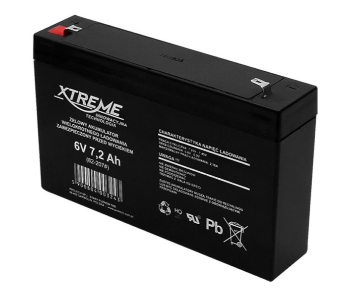 Akumulator żelowy 6V 7.2Ah XTREME-3488863