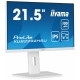 Monitor 21.5 cala ProLite XUB2292HSU-W6 IPS,100Hz,FreeSync,PIVOT,0.4ms,HDMI, DP,4xUSB(3.2),2x2W,HAS(150mm), Biały-3491756