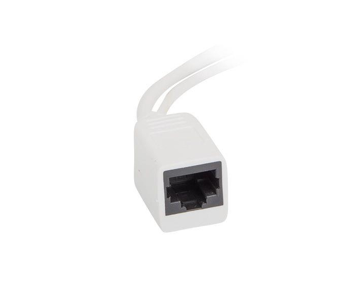 Adaptery PoE Gembird PP12-POE-0.15M-W UTP 15 cm białe 2 szt.