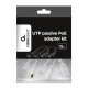 Adaptery PoE Gembird PP12-POE-0.15M-W UTP 15 cm białe 2 szt.