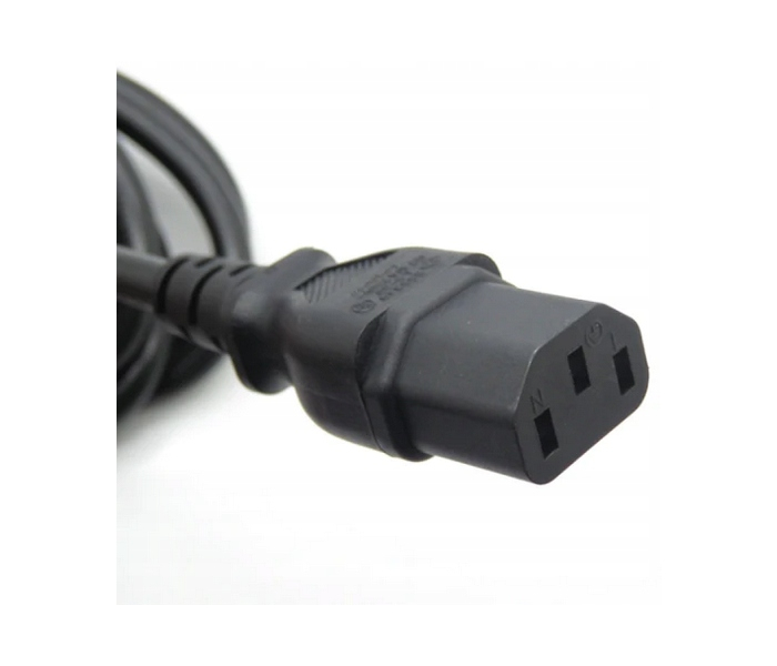 Kabel zasilający przedłużacz VDE, czarny 5,0m