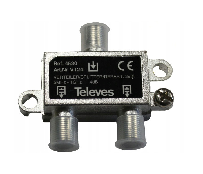 Splitter Televes Splitter na 2 TV 2 drożny rozgałęźnik