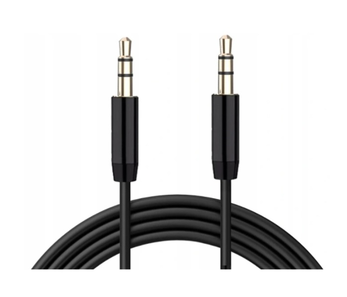 Kabel audio 3,5 mm Jack M/M 1 m AUX stereo minijack do telefonu, PC, auta