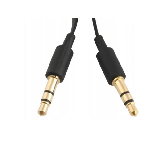 Kabel audio 3,5 mm Jack M/M 1 m AUX stereo minijack do telefonu, PC, auta