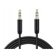 Kabel audio 3,5 mm Jack M/M 1 m AUX stereo minijack do telefonu, PC, auta