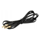 Kabel audio 3,5 mm Jack M/M 1 m AUX stereo minijack do telefonu, PC, auta