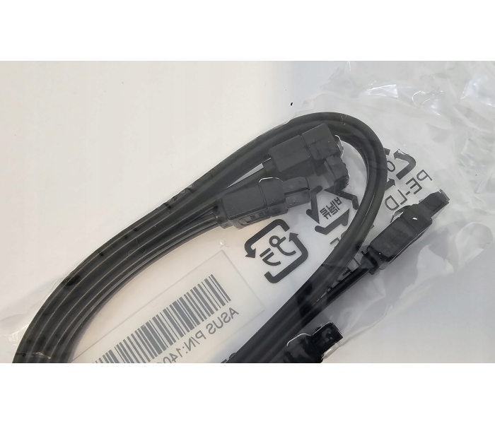 Kabel SATA III 6Gb/s 2szt Prosty + Kątowy 90 Przewód do Dysku SSD HDD SATA3